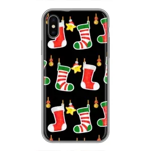 Силіконовий бампер на різдво для iPhone X (Різдвяні подарунки)
