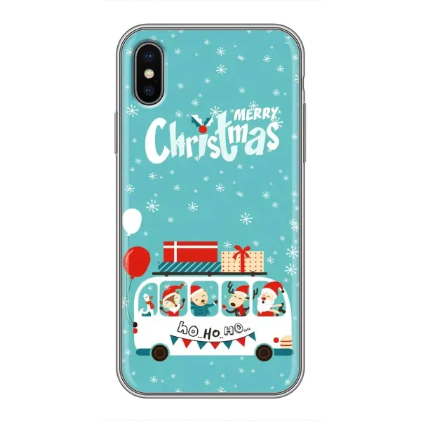 Чехол с рисунком «Рождественское настроение» для iPhone X