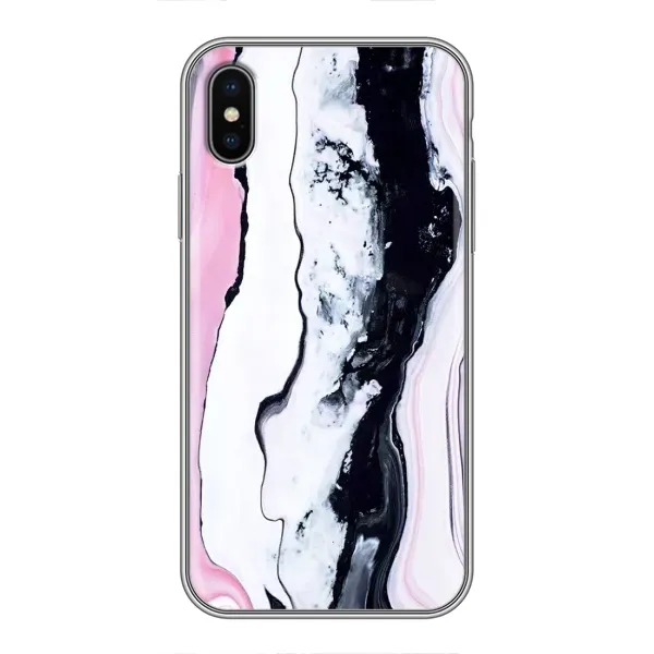 Чехол с рисунком «Розовый мрамор» для iPhone X Чехол с рисунком «Розовый мрамор» для iPhone X