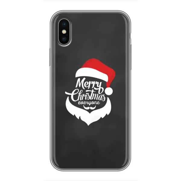 Чехол с рисунком «Санта Крисмас» для iPhone X