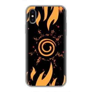 Купить Чохли на телефон з принтом Anime для iPhone X (Сонце Наруто)