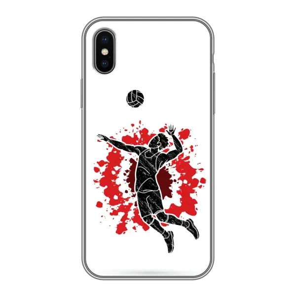 Чехол с рисунком «Волейболист» для iPhone X Чехол с рисунком «Волейболист» для iPhone X