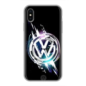 Чехол "Фольксваген" для iPhone X (Volkswagen на черном)