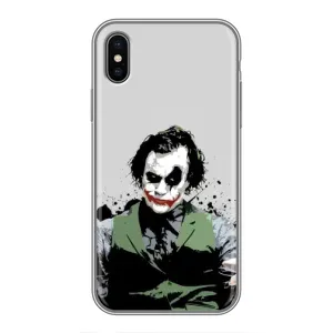 Чехлы с картинкой Джокера на iPhone X (Взгляд Джокера)