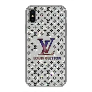 Чехол Стиль Louis Vuitton на iPhone X (Яркий LV)