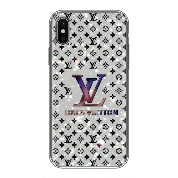 Чехол с рисунком «Яркий LV» для iPhone X