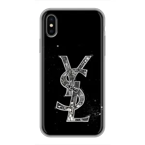 Чехол (Dior, Prada, YSL, Chanel) для iPhone X (YSL)