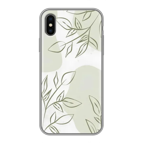 Чехол с рисунком «Зелёный дизайн» для iPhone X Чехол с рисунком «Зелёный дизайн» для iPhone X