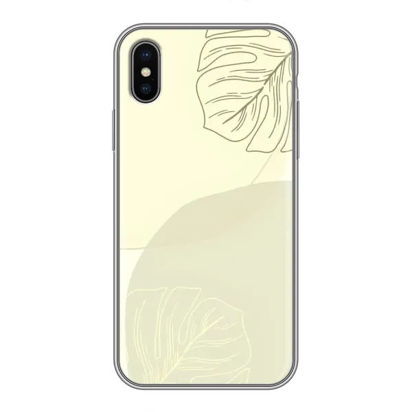 Чехол с рисунком «Зелёный фон» для iPhone X Чехол с рисунком «Зелёный фон» для iPhone X
