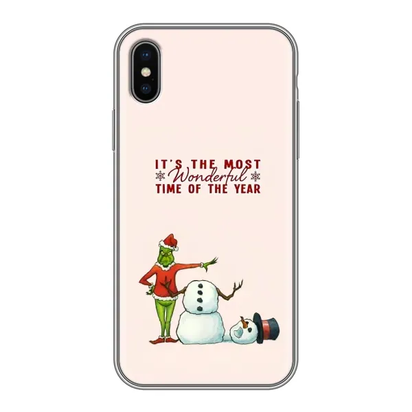 Чохол з малюнком «Злий Грінч» для iPhone X Чохол з малюнком «Злий Грінч» для iPhone X