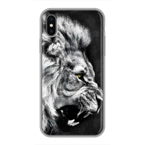 Чохол з картинкою на iPhone X (Злий Лев)
