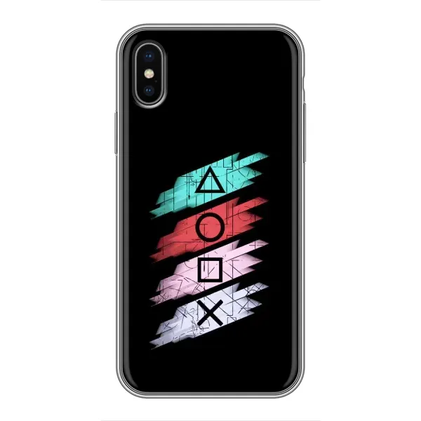 Чехол с рисунком «Значки Sony» для iPhone X Чехол с рисунком «Значки Sony» для iPhone X
