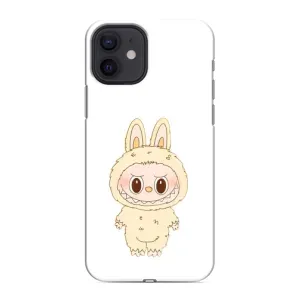 Чехол с принтом Лабубу для iPhone 12 mini (Бежевый Лабубу)