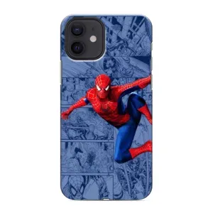 Силиконовый Чехол для iPhone 12 mini (Человек Паук)