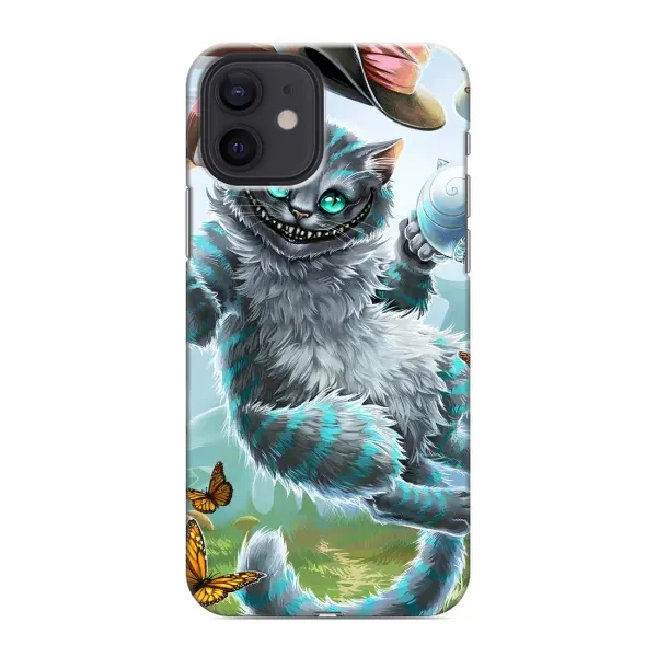 Чехол с рисунком «Чеширский КОТИК» для iPhone 12 mini Чехол с рисунком «Чеширский КОТИК» для iPhone 12 mini