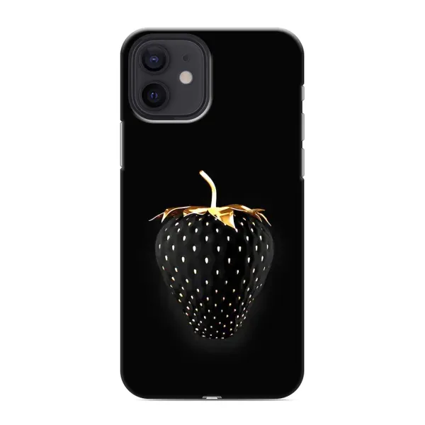 Чехол с рисунком «Чёрная клубника» для iPhone 12 mini Чехол с рисунком «Чёрная клубника» для iPhone 12 mini