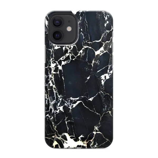 Чехол с рисунком «Чёрный мрамор» для iPhone 12 mini Чехол с рисунком «Чёрный мрамор» для iPhone 12 mini