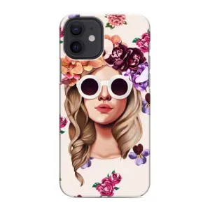 Чохол з картинкою Модні Дівчата iPhone 12 mini (Дівчина в окулярах)