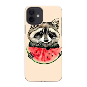 Силиконовый Чехол с Енотами на iPhone 12 mini (Енот)