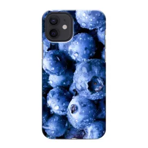 Чехол с изображением вкусной еды для iPhone 12 mini (Голубика)