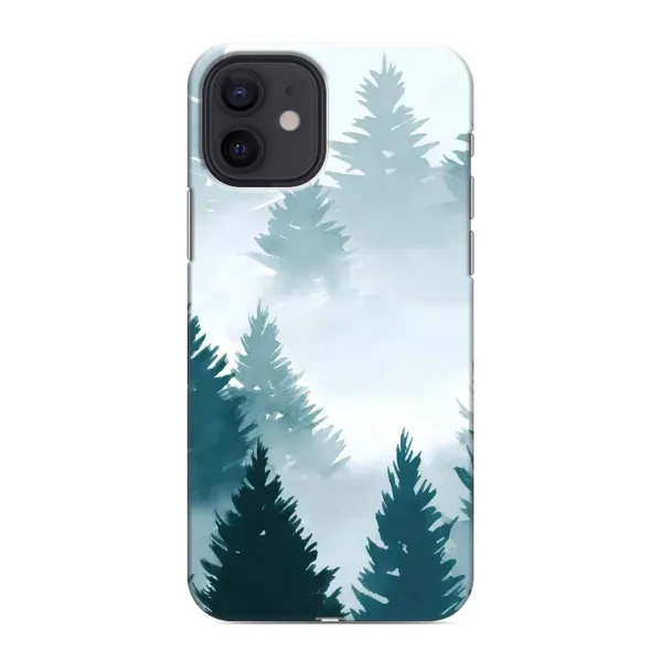 Чехол с рисунком «Горный лес» для iPhone 12 mini Чехол с рисунком «Горный лес» для iPhone 12 mini