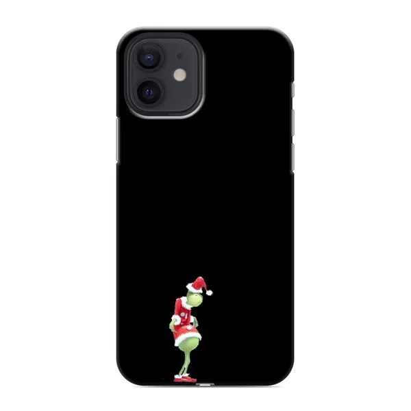 Чохол з малюнком «Грінч на чорному» для iPhone 12 mini Чохол з малюнком «Грінч на чорному» для iPhone 12 mini