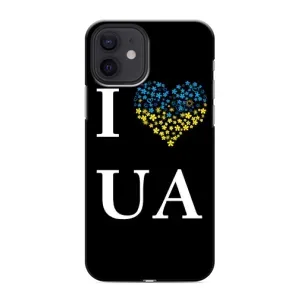 Силиконовый Чехол на iPhone 12 mini (Я-Украина) (I Love UA)