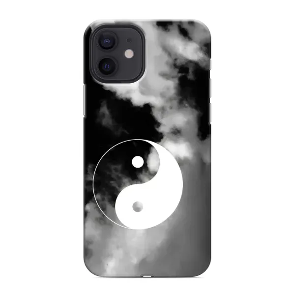 Чехол с рисунком «Инь-Янь» для iPhone 12 mini Чехол с рисунком «Инь-Янь» для iPhone 12 mini
