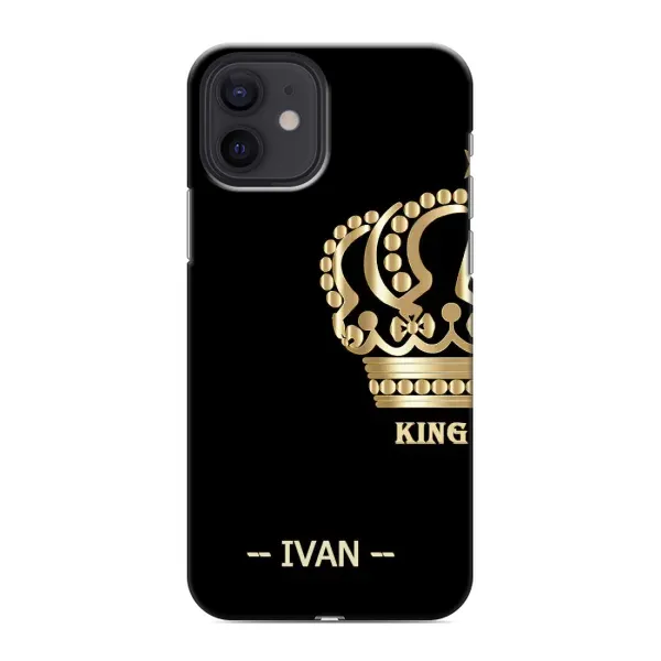 Чехол с рисунком «IVAN» для iPhone 12 mini