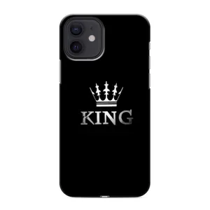 Чохол (Корона на чорному фоні) для Айфон 12 Міні (KING)