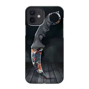 Чехол с рисунком «Кинжал КС ГО» для iPhone 12 mini