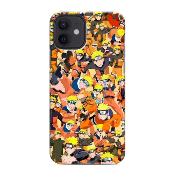 Чехол с рисунком «Коллаж Наруто» для iPhone 12 mini Чехол с рисунком «Коллаж Наруто» для iPhone 12 mini
