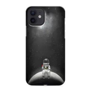 Силіконовый Чохол з принтом "Космонавти" на iPhone 12 mini (Космонавт романтик)