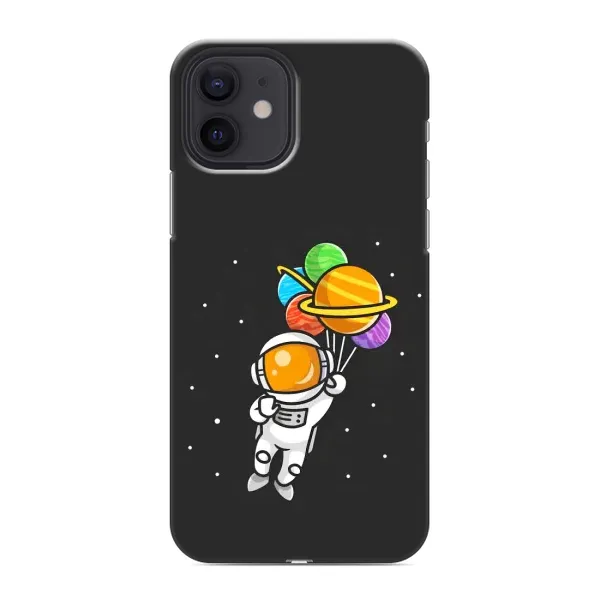 Чехол с рисунком «Космонавт с шариками» для iPhone 12 mini Чехол с рисунком «Космонавт с шариками» для iPhone 12 mini