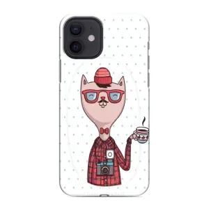 Чехол на тематику: Коты для iPhone 12 mini (Кот аристократ)