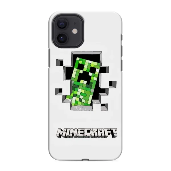 Чехол с рисунком «Крипер» для iPhone 12 mini Чехол с рисунком «Крипер» для iPhone 12 mini