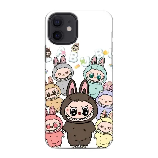Чохол з малюнком «Маленькі Лабубу» для iPhone 12 mini Чохол з малюнком «Маленькі Лабубу» для iPhone 12 mini