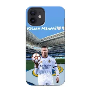 Чехол (TPU) с Футболистом на iPhone 12 mini (Mbappe Real)