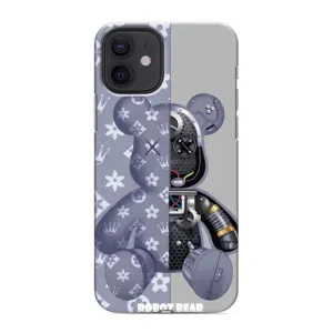Силіконовий чохол для iPhone 12 mini (Ведмідь Louis Vuitton)