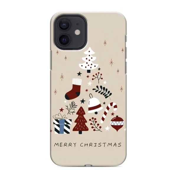 Чехол с рисунком «Merry Christmas» для iPhone 12 mini Чехол с рисунком «Merry Christmas» для iPhone 12 mini