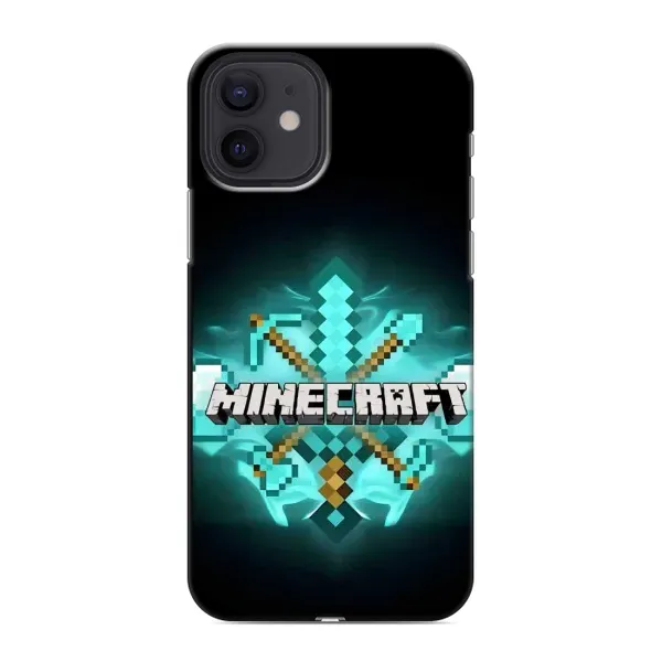 Чехол с рисунком «MineCraft 2» для iPhone 12 mini