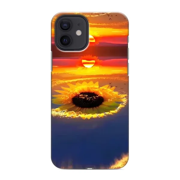 Чехол с рисунком «Небо подсолнух» для iPhone 12 mini Чехол с рисунком «Небо подсолнух» для iPhone 12 mini