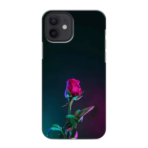 Чехол с рисунком «Ночная роза» для iPhone 12 mini Чехол с рисунком «Ночная роза» для iPhone 12 mini