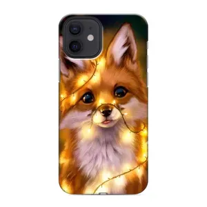 Чохол з Лисичкою для iPhone 12 mini (Новорічне лисеня)