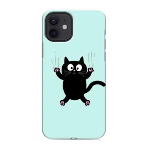 Силіконовий чохол з котиком для iPhone 12 mini