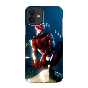 Чехол Супергерой Человека Паука на iPhone 12 mini (Паук на доме)
