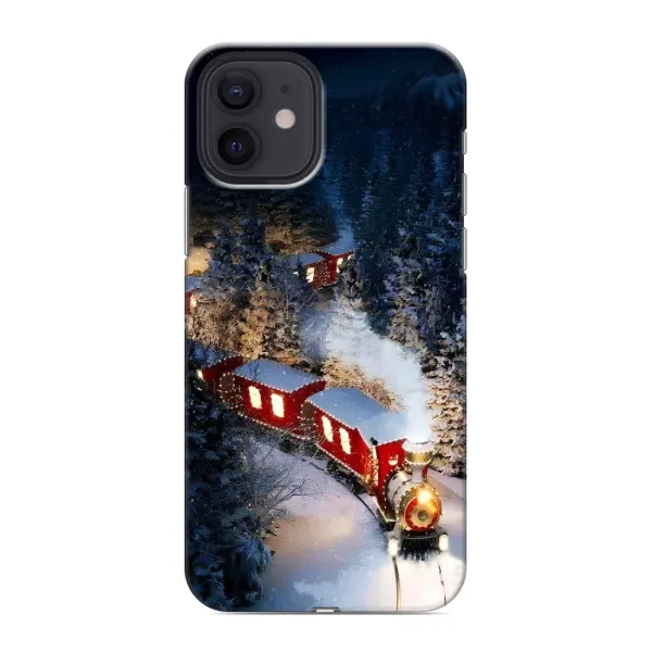 Чехол с рисунком «Поезд» для iPhone 12 mini