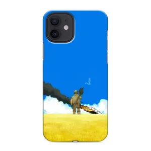 Чехлы на военную тематику для iPhone 12 mini (Попадание)