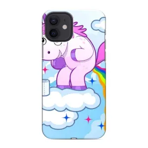 Чохол Unicorn на iPhone 12 mini (Веселка Єдиноріга)