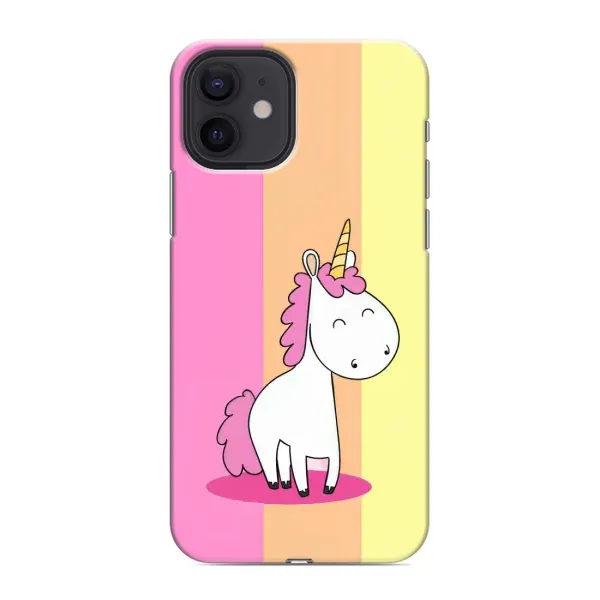 Чехол с рисунком «Радужный Единорог» для iPhone 12 mini Чехол с рисунком «Радужный Единорог» для iPhone 12 mini
